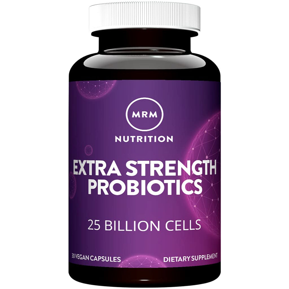 MRM Extra Strength Probiotics bottle for daily gut support.