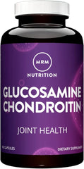 MRM glucosamine chondroitin bottle demonstrates triple-strength joint support for mobility