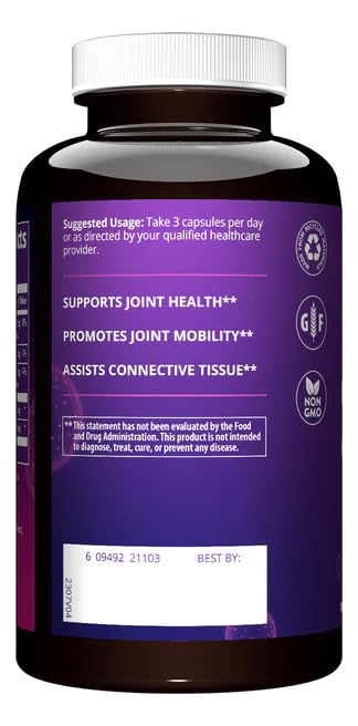 MRM glucosamine chondroitin packaging emphasizes a trusted, long-lasting joint formula