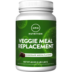 MRM Veggie Meal Replacement powder in chocolate mocha flavor for a smooth protein boost