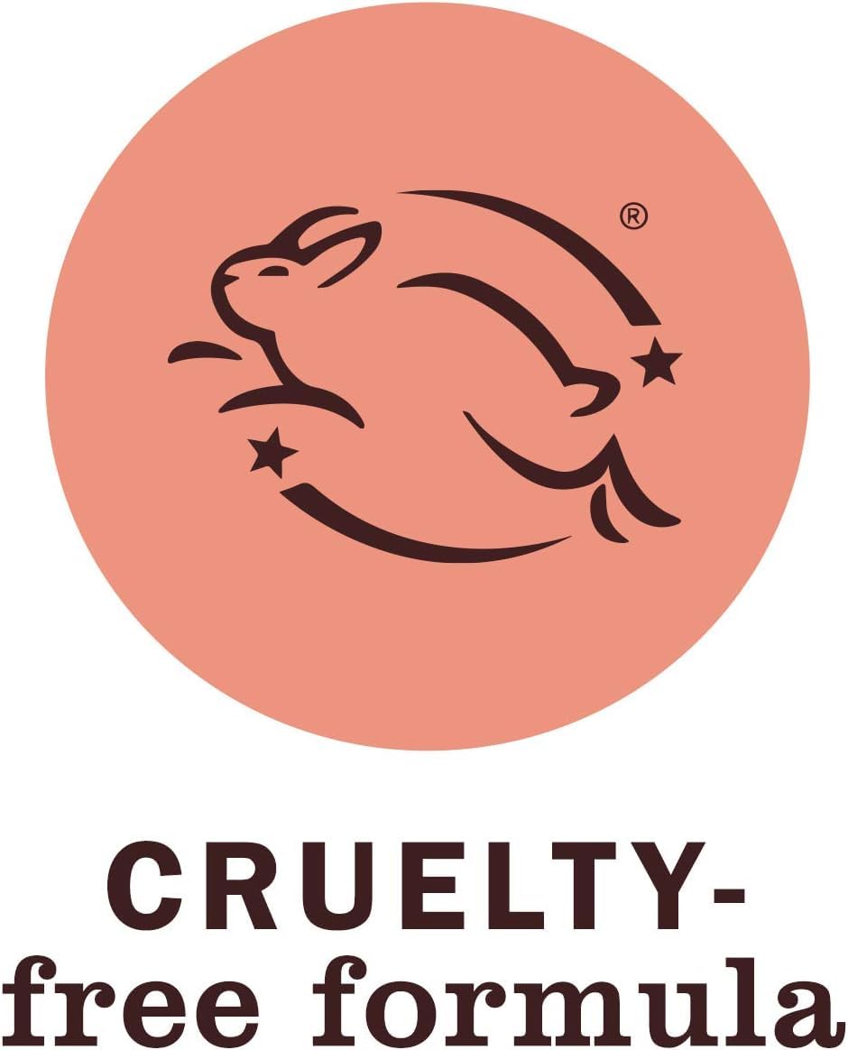 Cruelty-free certification emblem on Mrs. Meyer's Basil sanitizer