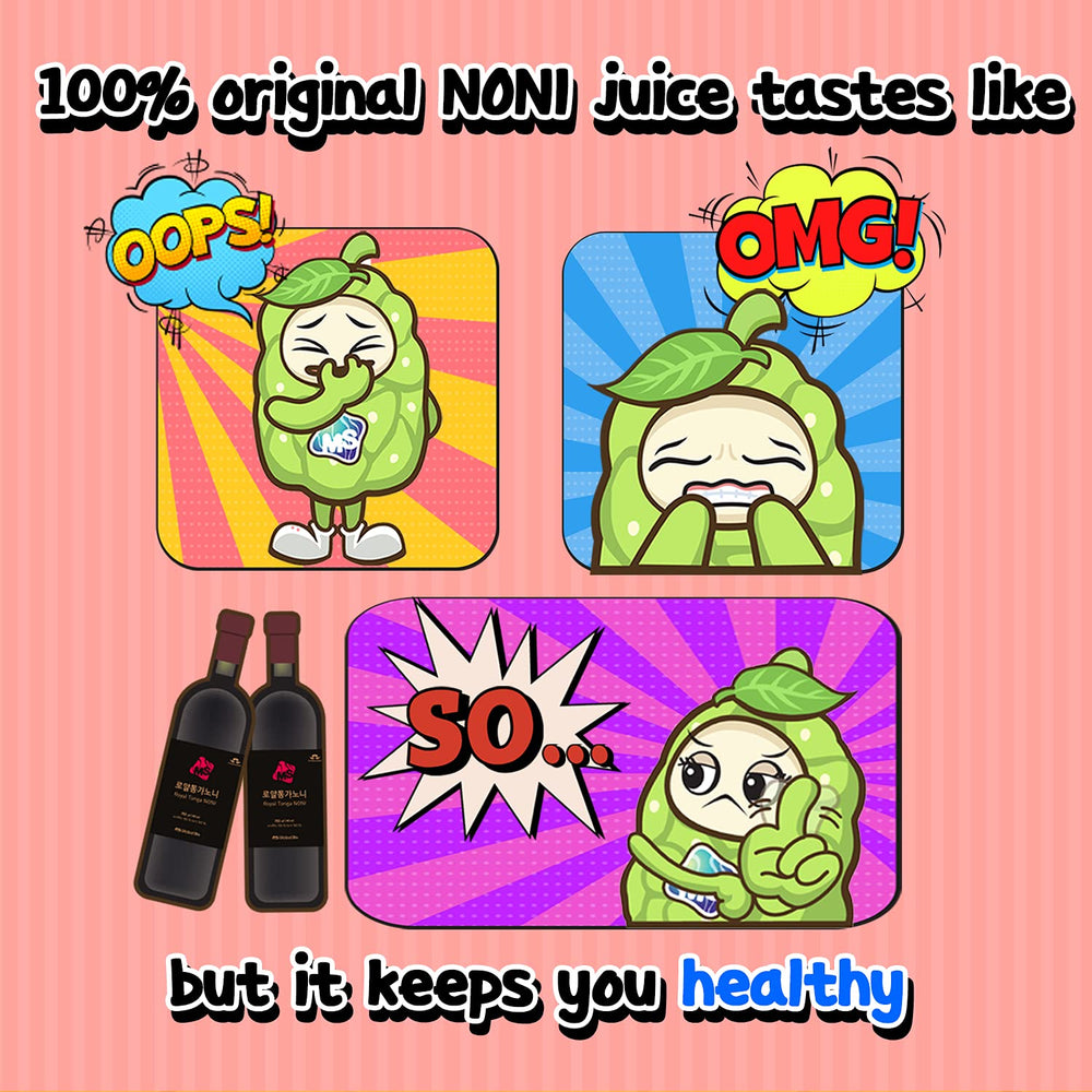 Royal Tonga Noni two-pack on clean countertop