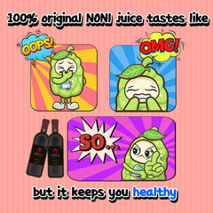Royal Tonga Noni two-pack on clean countertop