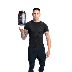 Post-workout M+S protein shake ready to fuel next session