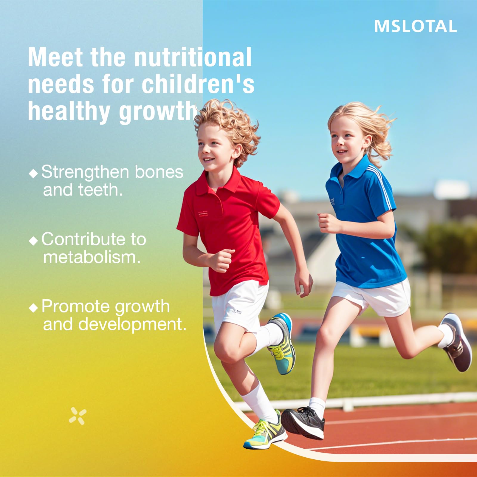 MSLOTAL gummies suitable for adults and seniors with kid-friendly flavor.