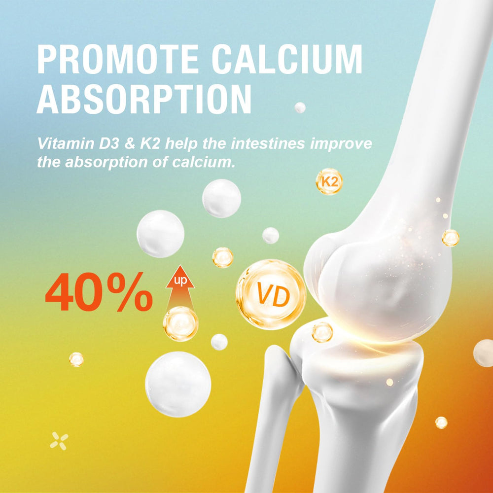 MSLOTAL Calcium Citrate Gummies packaging shows 7-in-1 formula for bone and muscle support