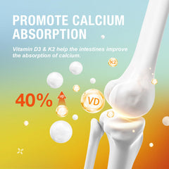 MSLOTAL Calcium Citrate Gummies packaging shows 7-in-1 formula for bone and muscle support