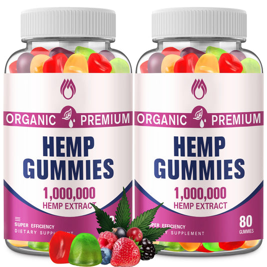 MSLOTAL hemp gummies high potency bear pack for adult relaxation and vegan nutrition