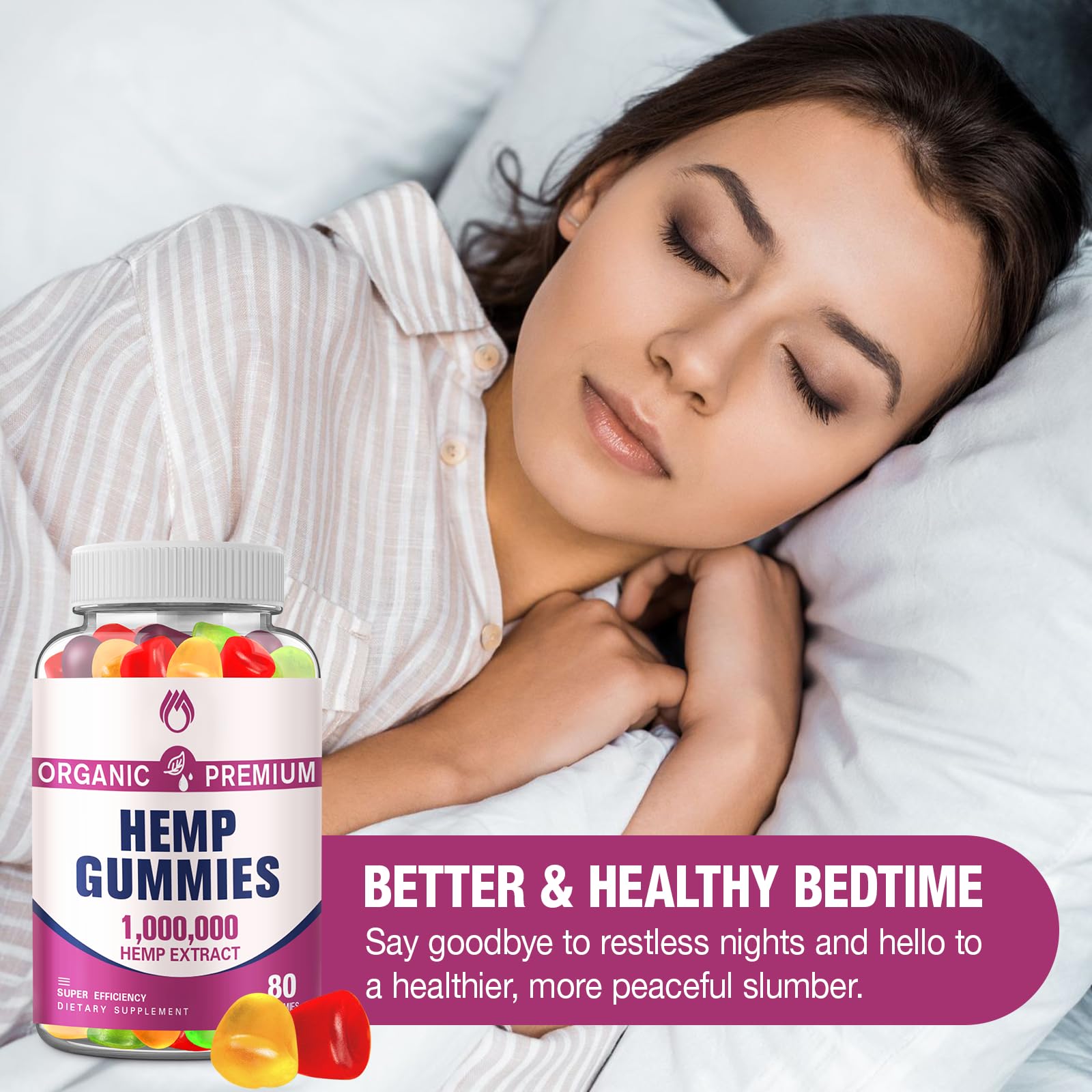 MSLOTAL vegan ingredients highlighted in hemp gummies for clean snacking