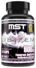 MST Libifem bottle with capsules for daily female wellness.
