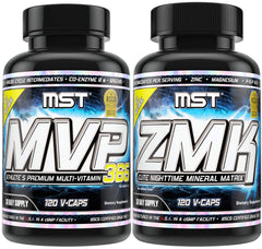 MST ZMK Nighttime Mineral bottle showing calm sleep support and recovery potential.