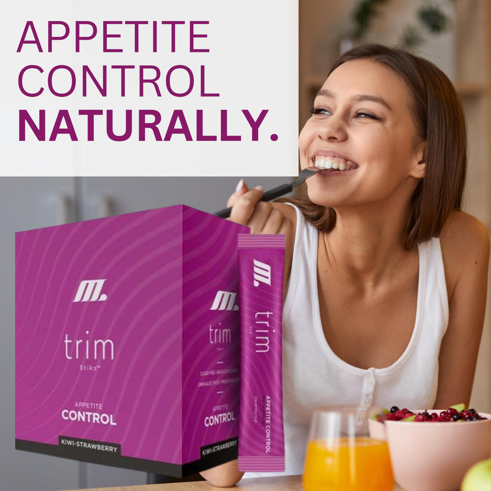 A prepared drink from Trim Stiks shows a refreshing, sugar-free energy boost.