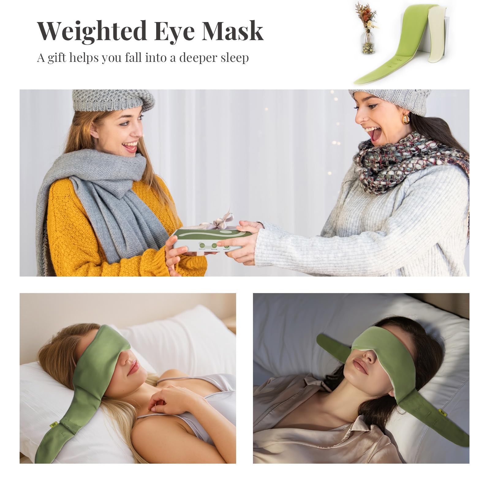 Ms.W travel-friendly eye mask enables on-the-go darkness