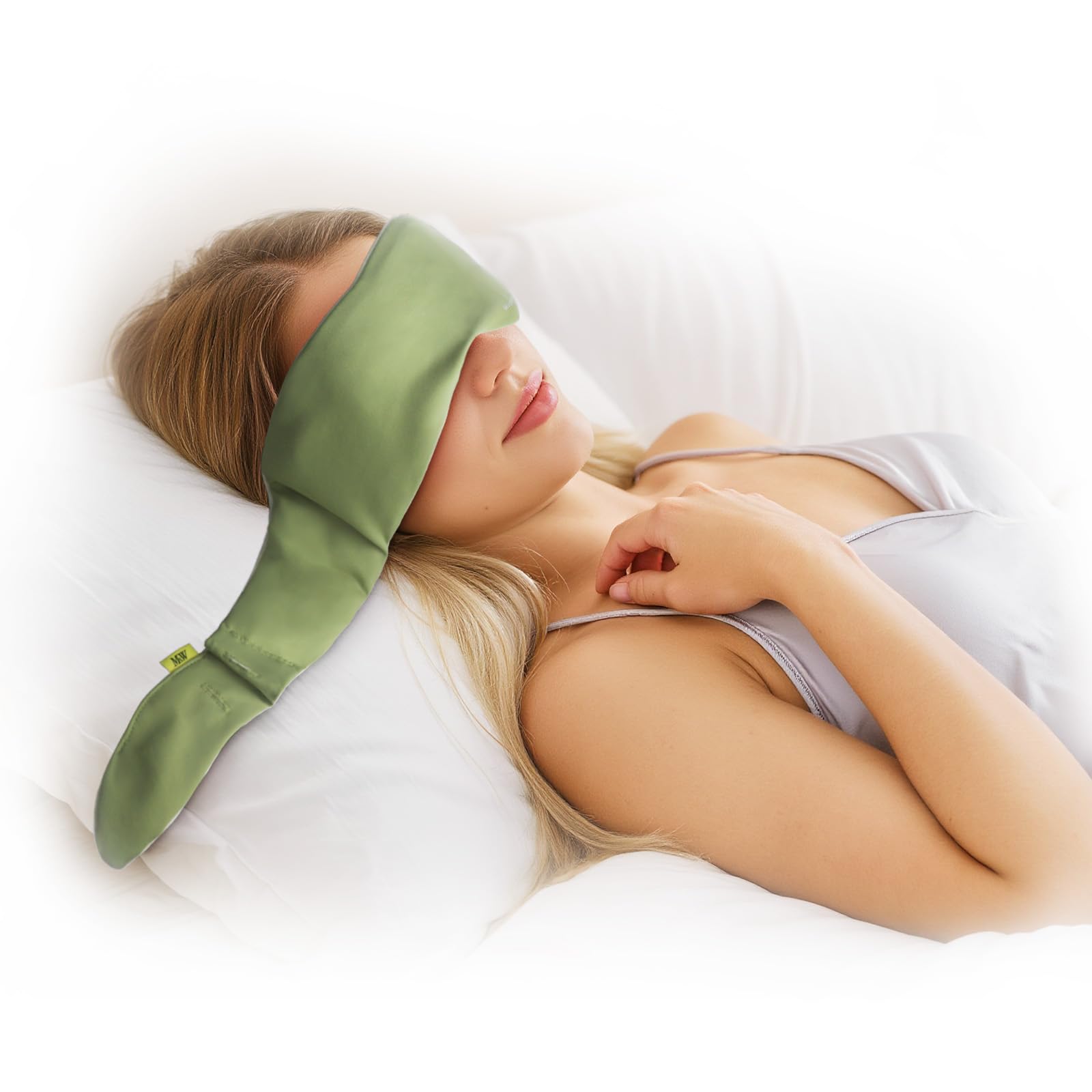 Ms.W weighted eye mask with cloud-soft fabric for soothing comfort