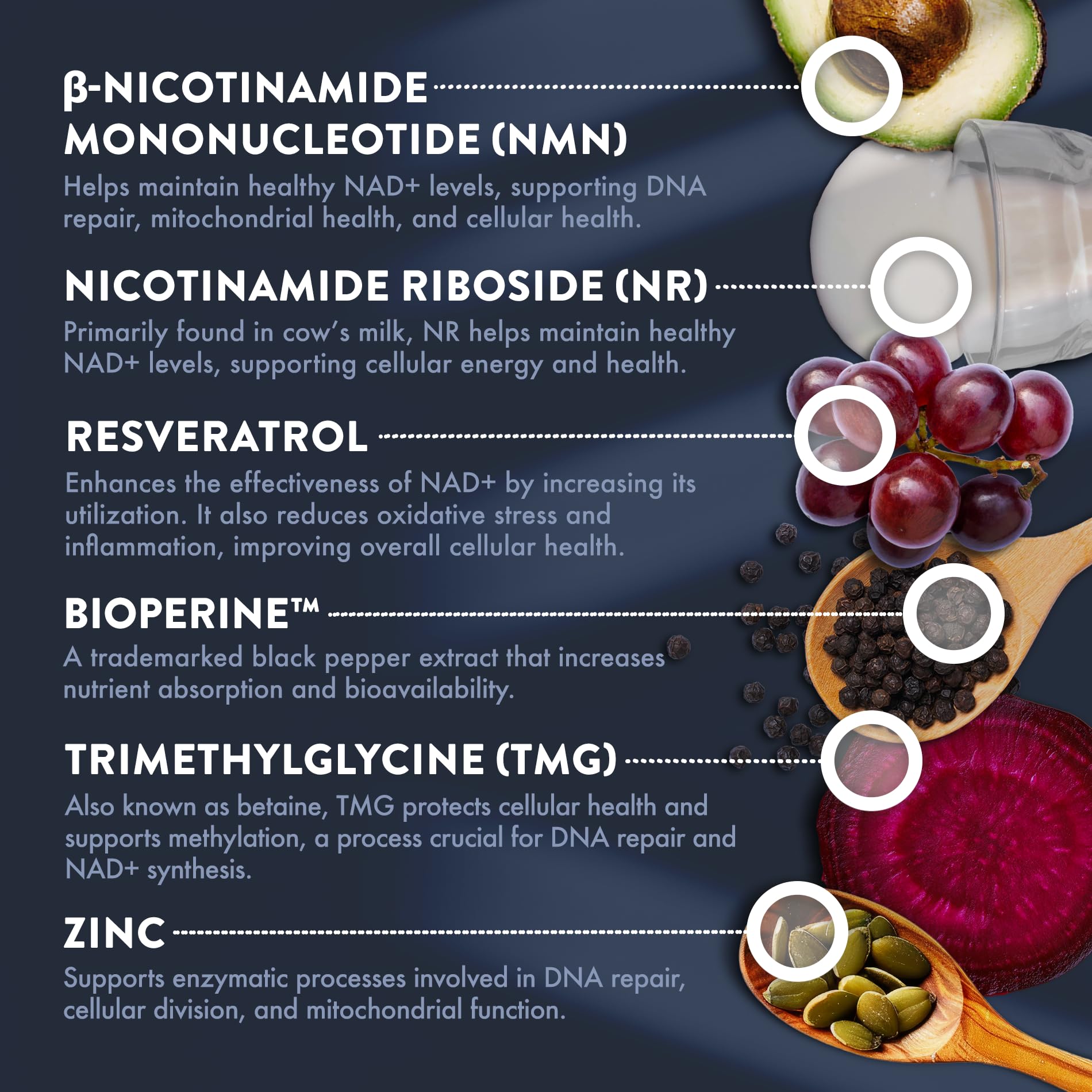 Mt. Angel Vitamins NMN pour demonstrates convenient serving in a busy routine.