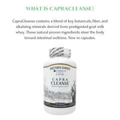 CapraCleanse capsules pack view illustrating convenient daily use.
