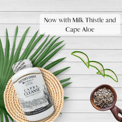 CapraCleanse minerals and prebiotics highlight predigested goat milk minerals for balanced intake.