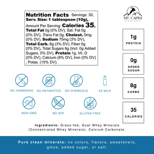Mt Capra Clean Electrolytes powder dissolving in water for easy mixing