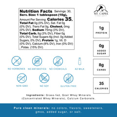 Mt Capra Clean Electrolytes powder dissolving in water for easy mixing
