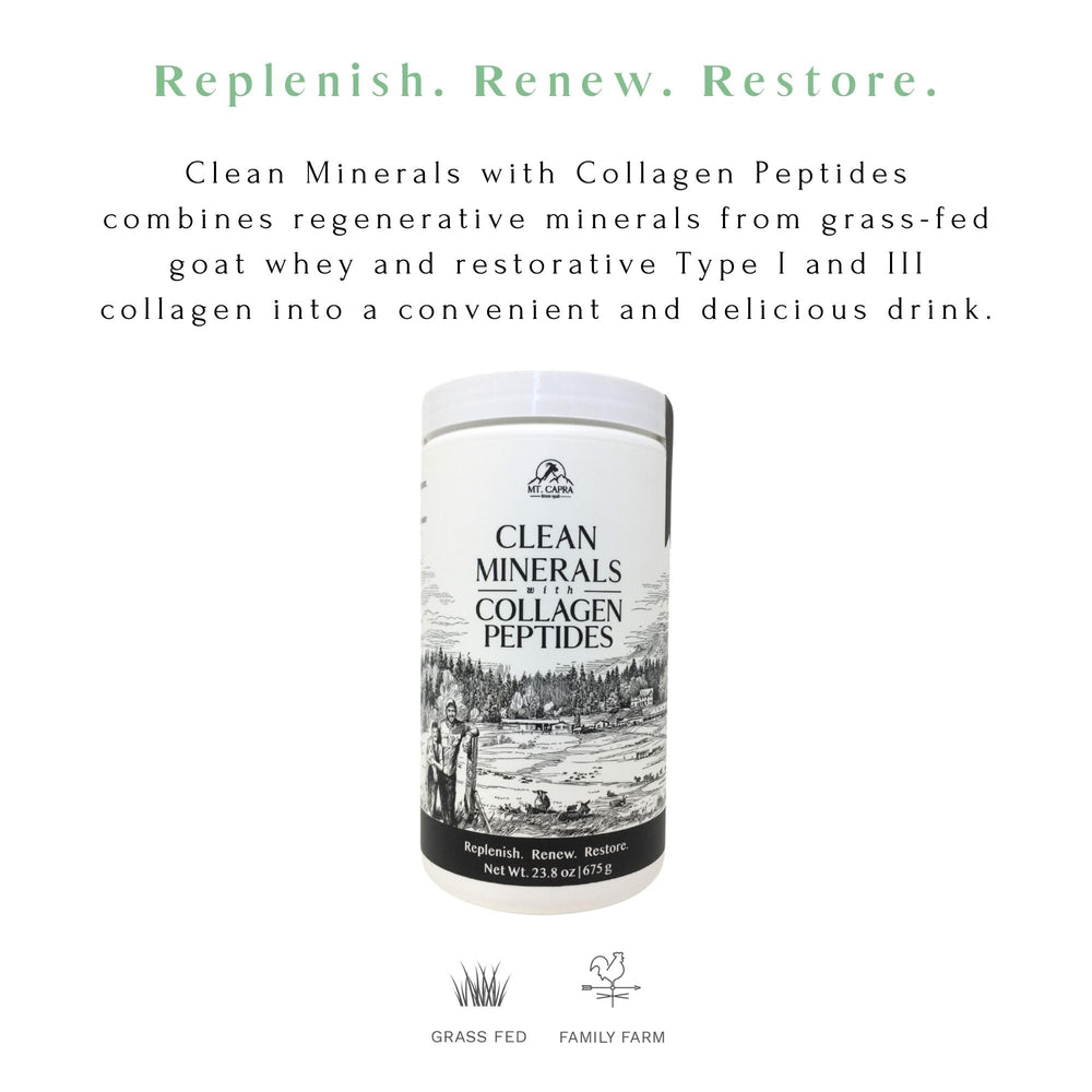 Mt. Capra Clean Minerals stirred into coffee for a neutral boost