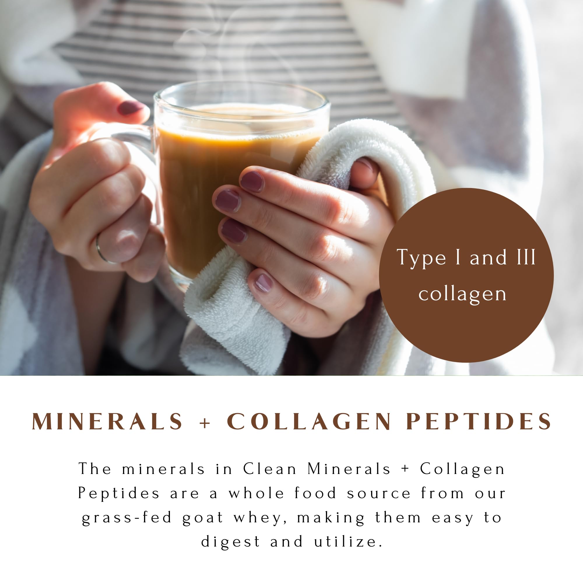 Coffee mocha with Mt Capra minerals and collagen for a mineral boost.