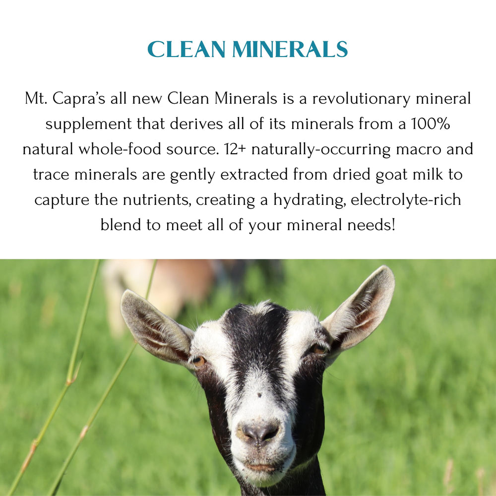 Mt Capra Clean Minerals powder dissolving in liquid for smooth mixing and use