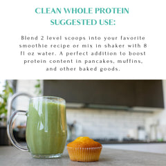 Mt Capra Clean Whole Protein bulk packaging designed for family use.