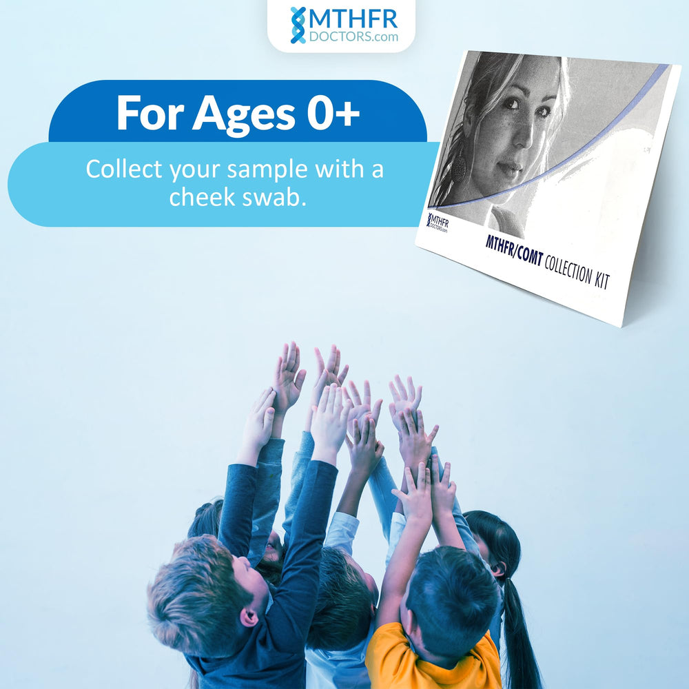 MTHFR COMT cheek swab sample collection for convenient at-home genetic insights.