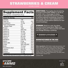 MTN OPS Ammo shake with glass and scoop, easy to mix anytime.