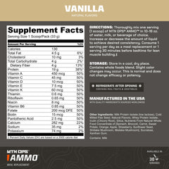 MTN OPS Ammo scoop measures a precise serving for consistent nutrition