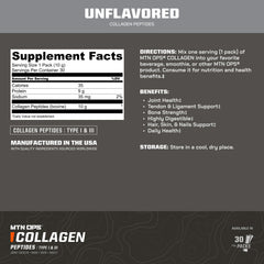 MTN OPS collagen stick stirred into coffee for a quick wellness boost.