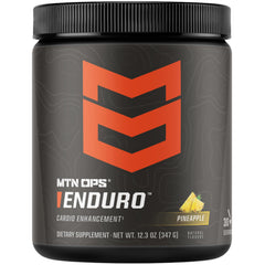 MTN OPS Enduro pineapple crush powder for non-caffeinated hydration boost