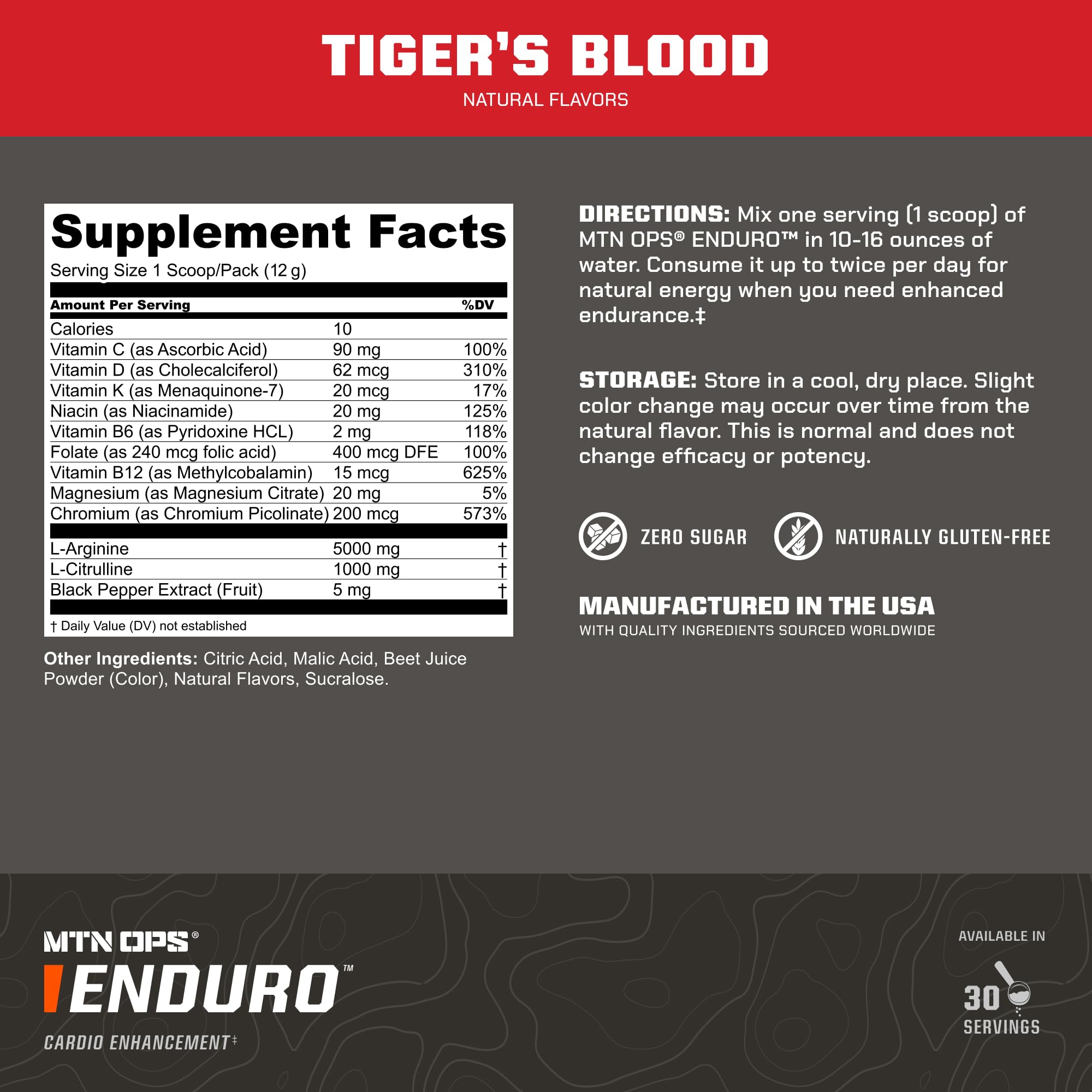 MTN OPS Enduro scoop demonstrates precise dosing for consistent use.