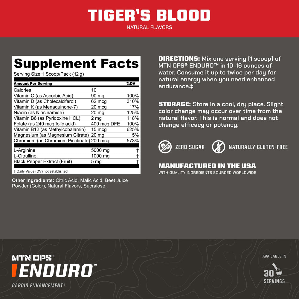 MTN OPS Enduro scoop demonstrates precise dosing for consistent use.