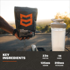 MTN OPS Magnum Clear Whey foam settling before a cold pour.