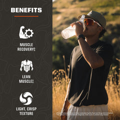 MTN OPS Magnum Clear Whey packaging closeup highlighting clean formula.