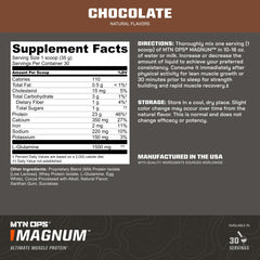 MTN OPS Magnum cold-processed whey isolate close-up for fast absorption