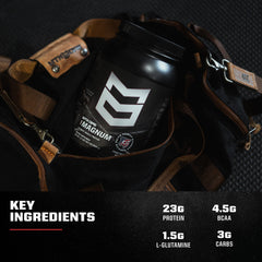 MTN OPS Magnum packaging close-up emphasizing zero sugar and gluten-free