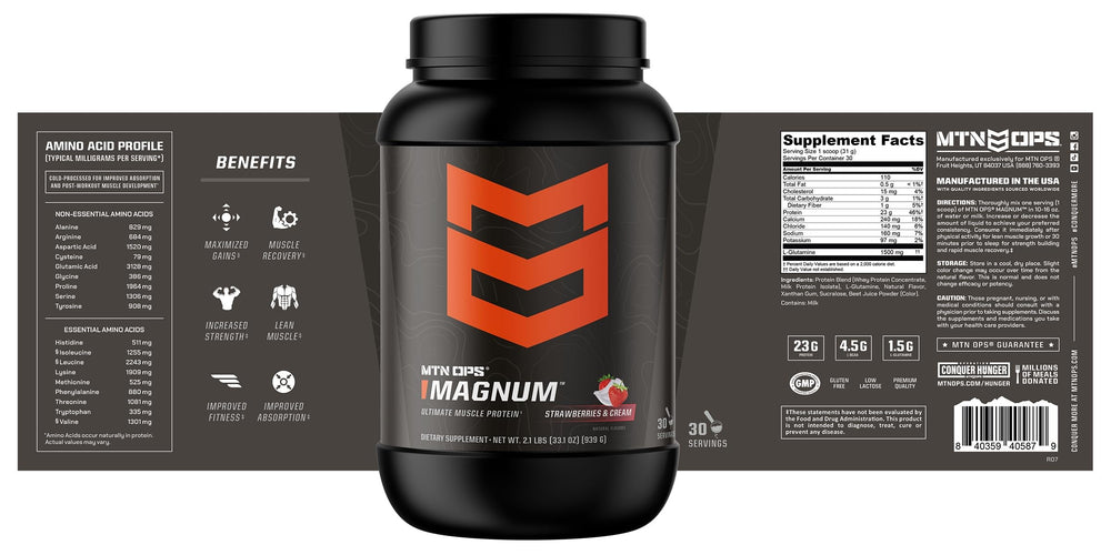 Athlete mixing Magnum shake after workout for recovery on the move.