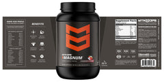 Athlete mixing Magnum shake after workout for recovery on the move.