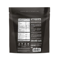 MTN OPS Slumber label packaging highlights the brand and flavor Sleepy Chai.