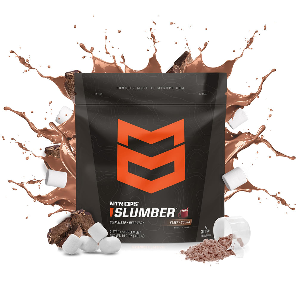 MTN OPS Slumber rooibos tea-boost showing antioxidant-rich blend.