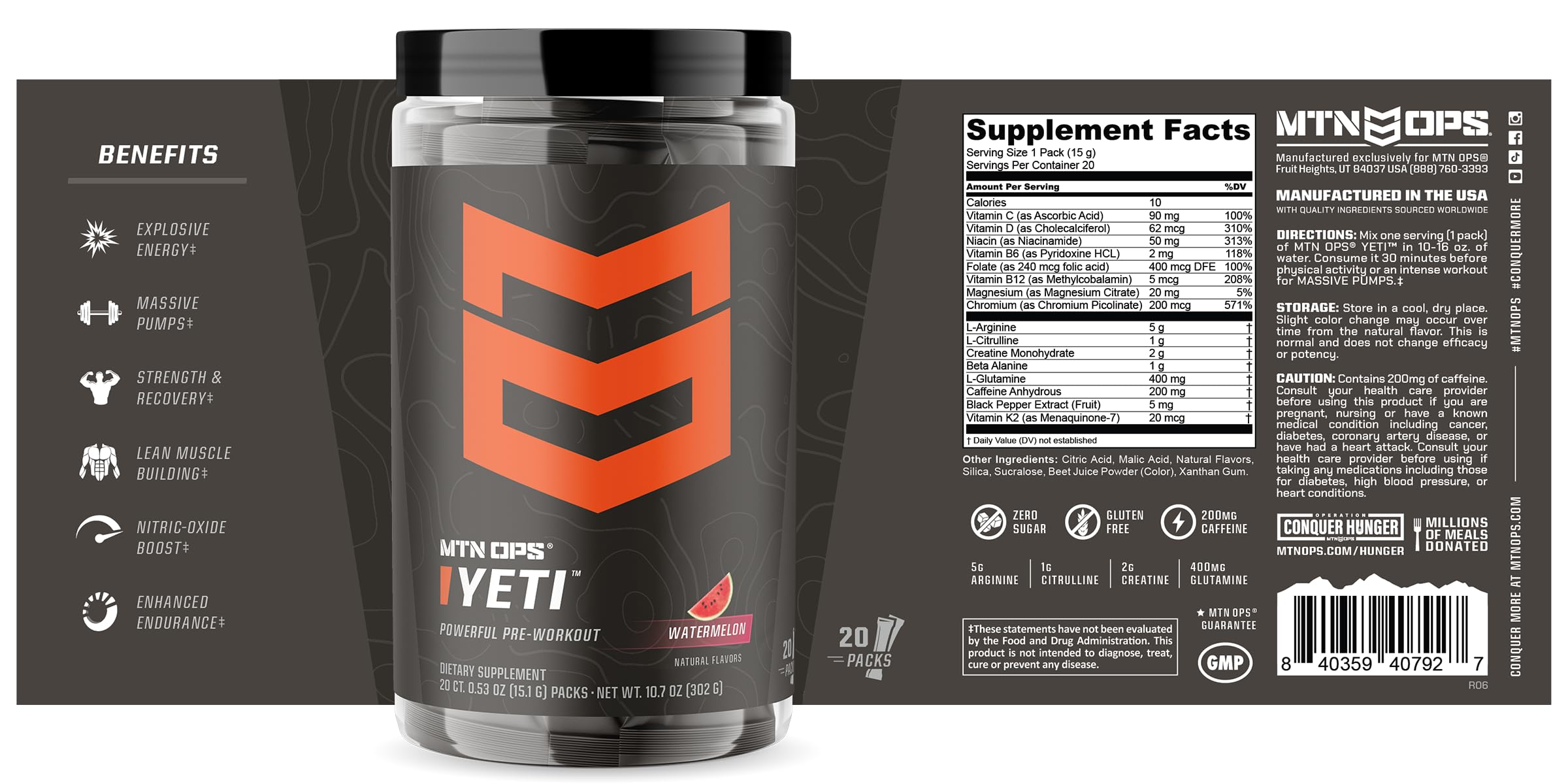 MTN OPS Yeti On The Go use cases for workouts on the go