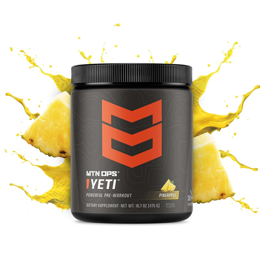 MTN OPS Yeti scoop ready for quick pre-workout mix