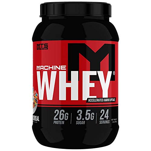 MTS Machine Whey Fruit Cereal 2lb tub for post-workout recovery and lean muscle support.