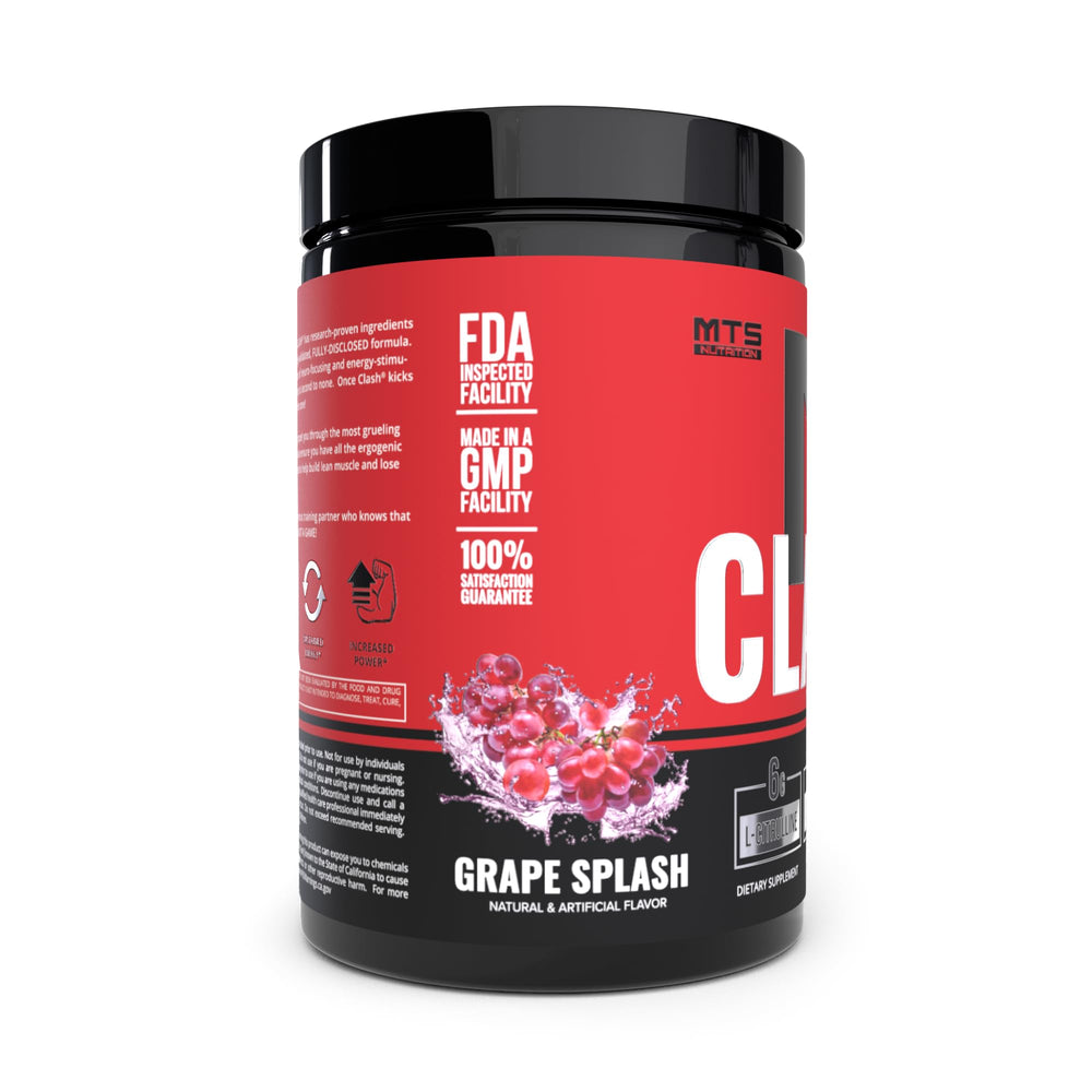 Creatine Monohydrate 5 g per scoop from Clash supports strength and power.