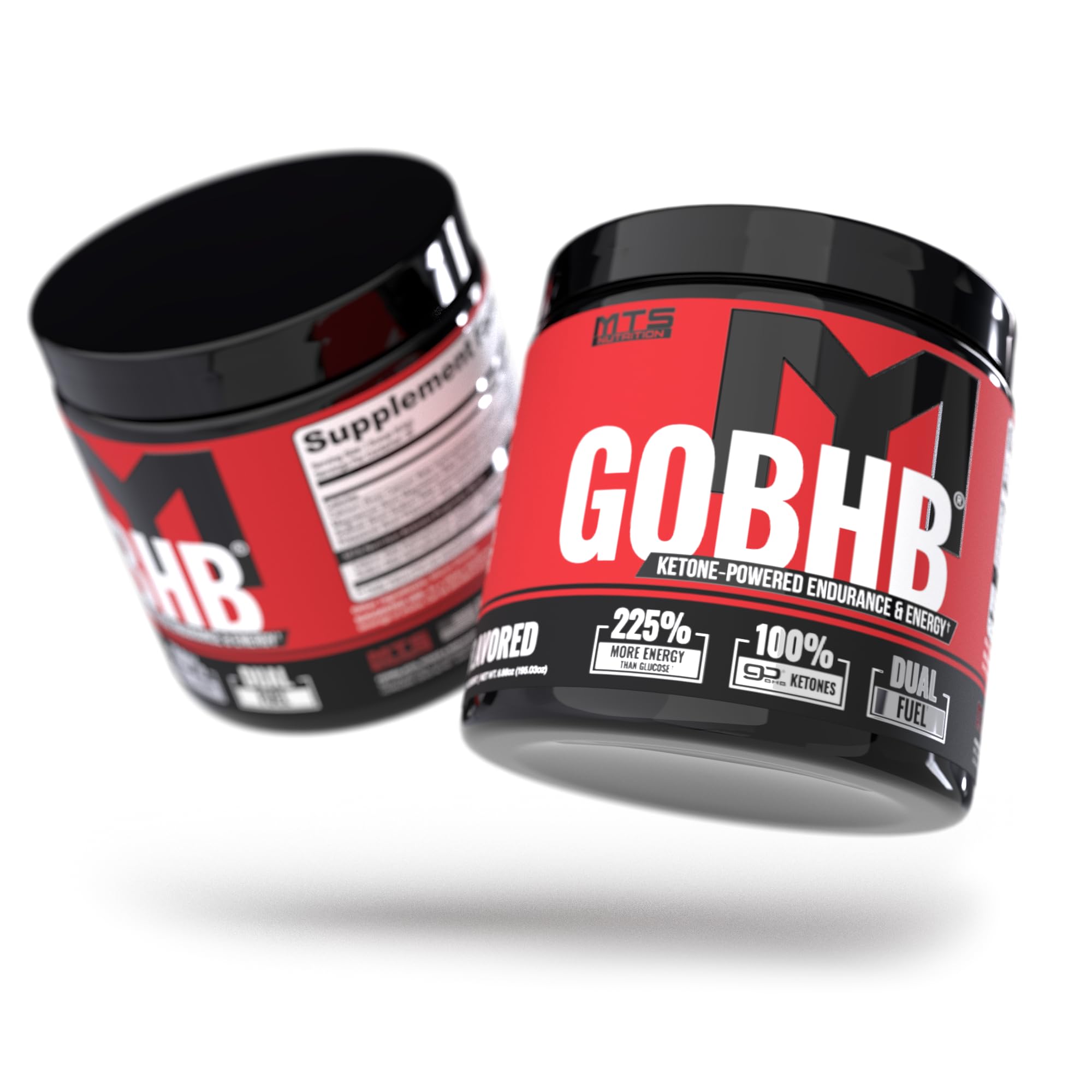 MTS Nutrition goBHB ready for gym sessions in bottle.