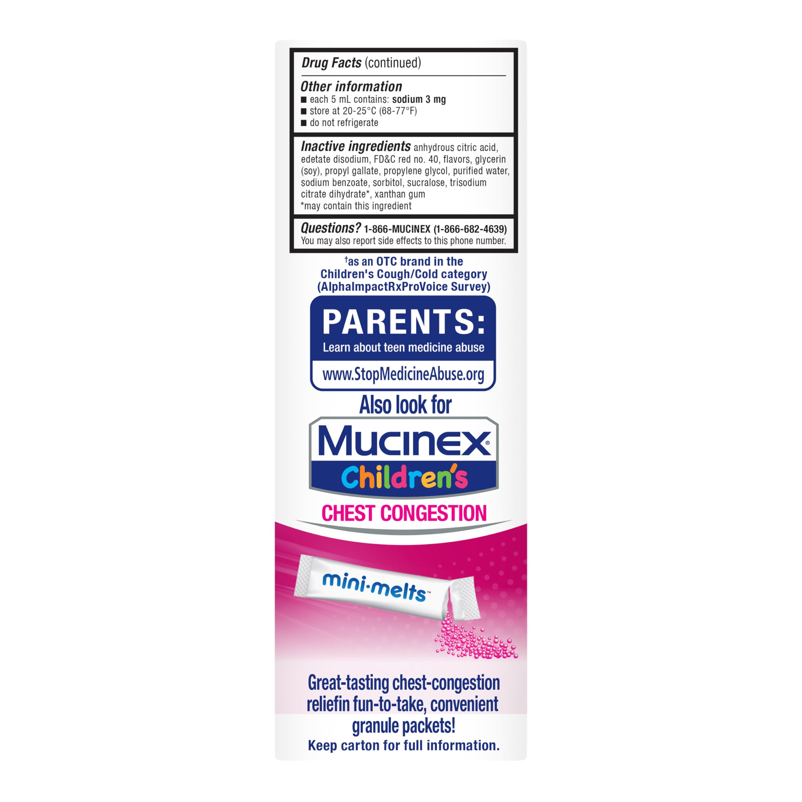 Dosing setup with Mucinex for accurate pediatric administration