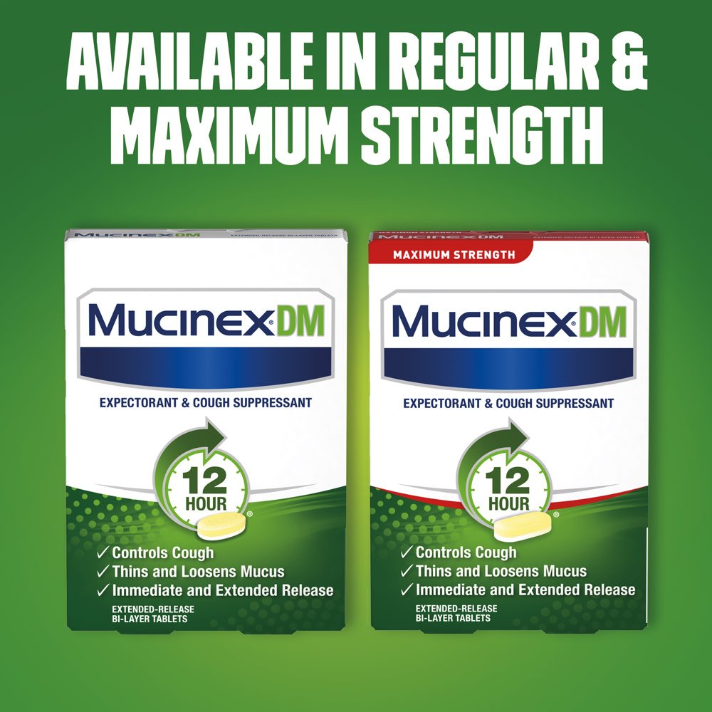 Mucinex DM 12 Hr Max Strength blister pack