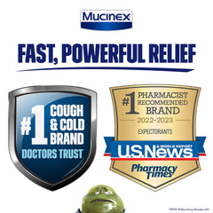 Mucinex logo on product packaging